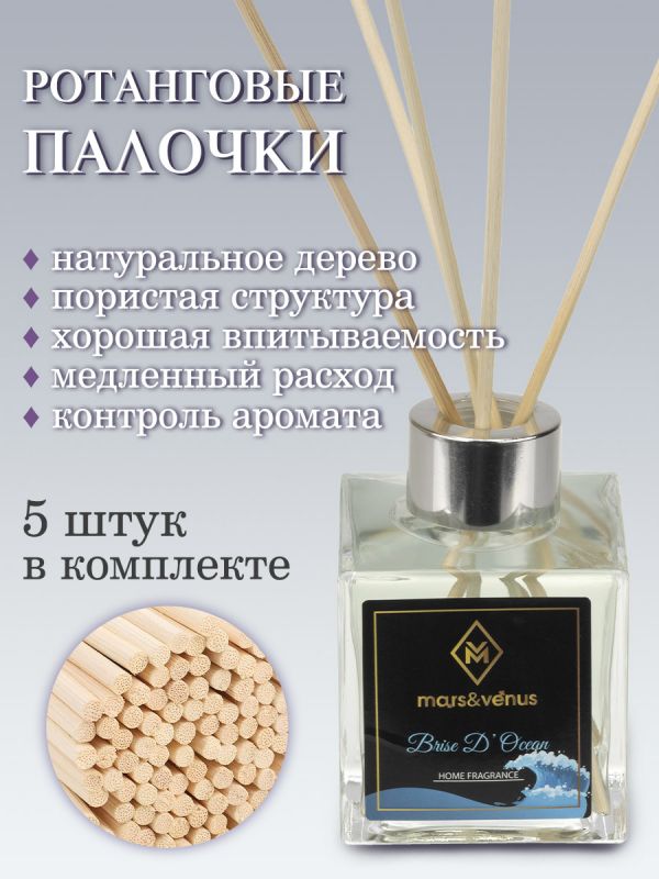 Mars&Venus Brise D'Ocean аромадиффузор с палочками 120 мл