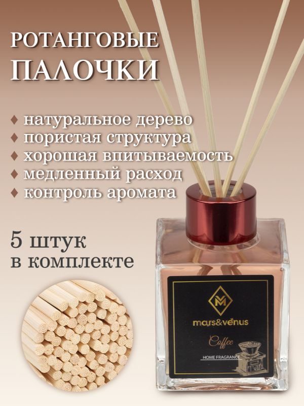 Mars&Venus Coffee аромадиффузор с палочками 120 мл