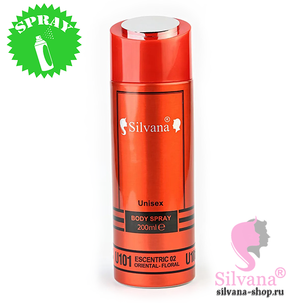 Silvana U101 Escentric 02 парфюмированный дезодорант
