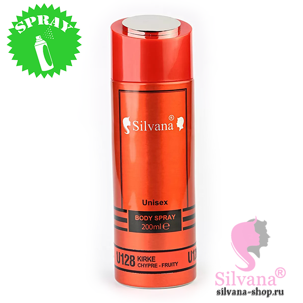 Silvana U128 Kirke парфюмированный дезодорант