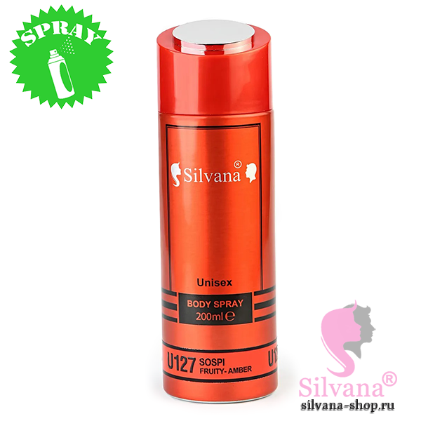 Silvana U127 Sospi парфюмированный дезодорант